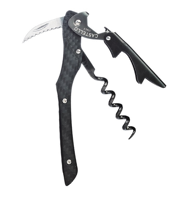 Castello Waiter's Corkscrew-Carbon Fiber