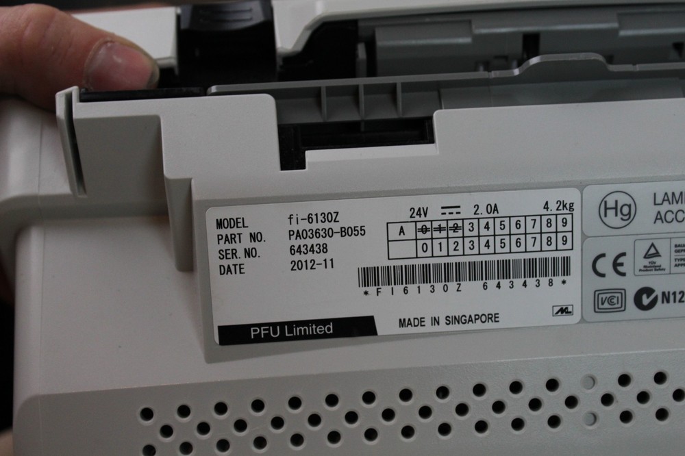 Fujitsu Fi-6130Z Document Scanner NO TRAY NO CABLES