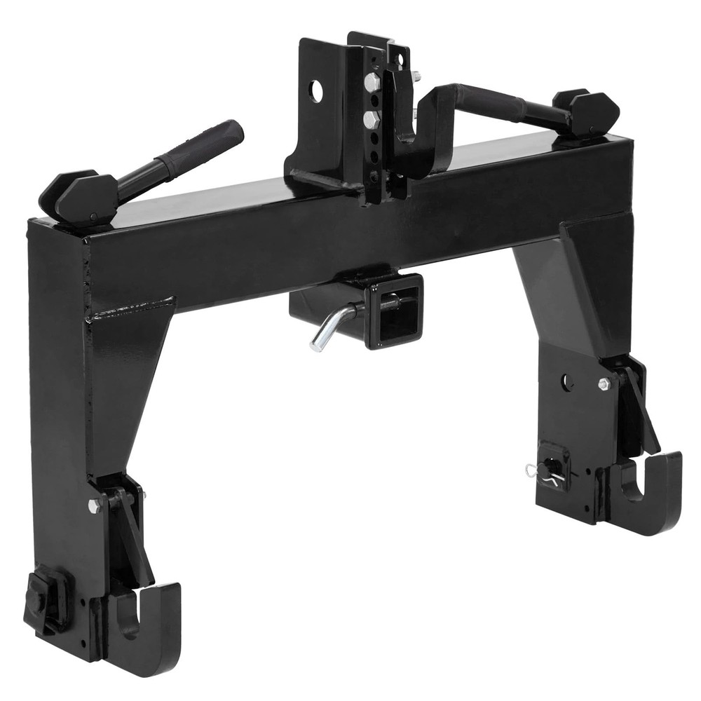 3 Point Quick Hitch, 3000lbs Trailer Hitch Attachments w/2" Receiver Adaptation