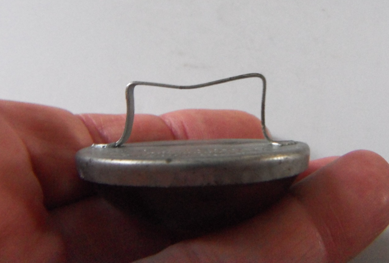 Vintage Glass Domed HORSE BRIDLE ROSETTES Equestrian Decorative Chapman MINN