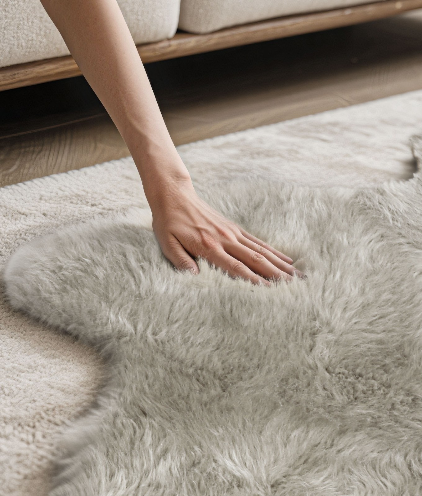 Genuine Sheepskin Rug 100% New Zealand Lambskin Soft Fluffy Fur Area Carpet