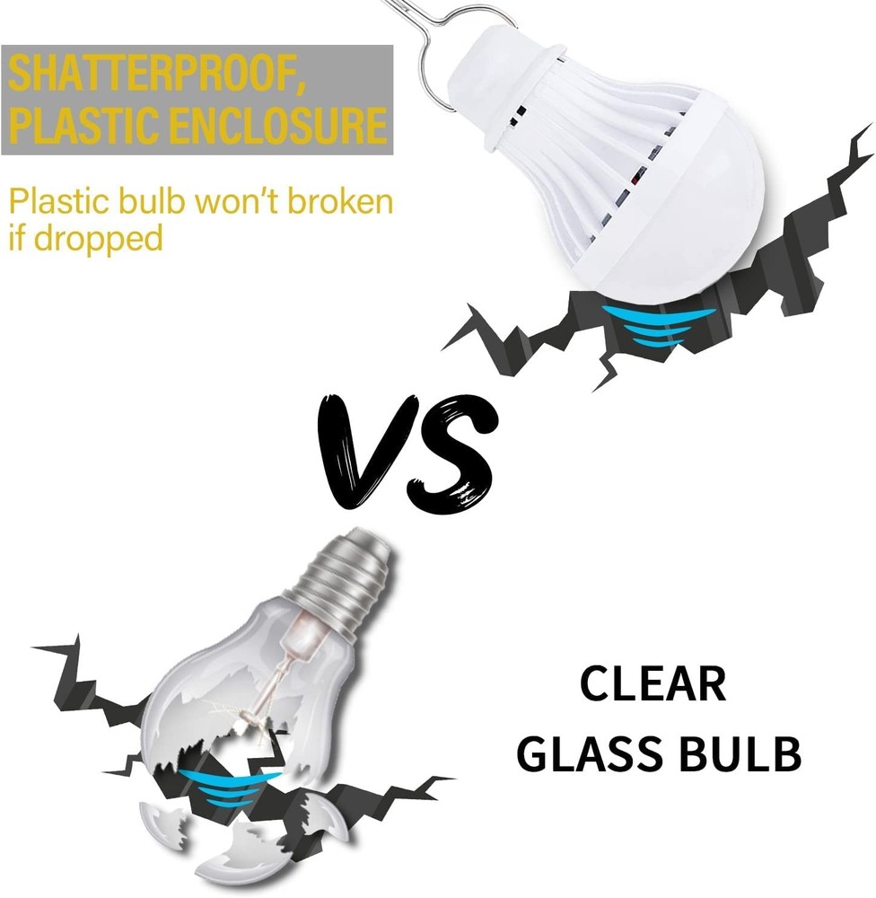 2 Pack USB Light Bulb, USB LED Camping Light Lantern, 8.2 ft Extra Length Cor...