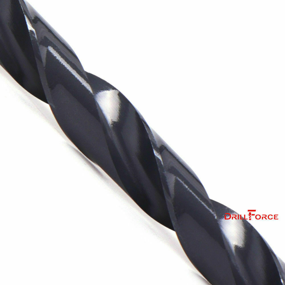 Drillforce 5/16"-1/2" Fractional Drill Bit HSS M2 Jobber Length Metal Drill Bit