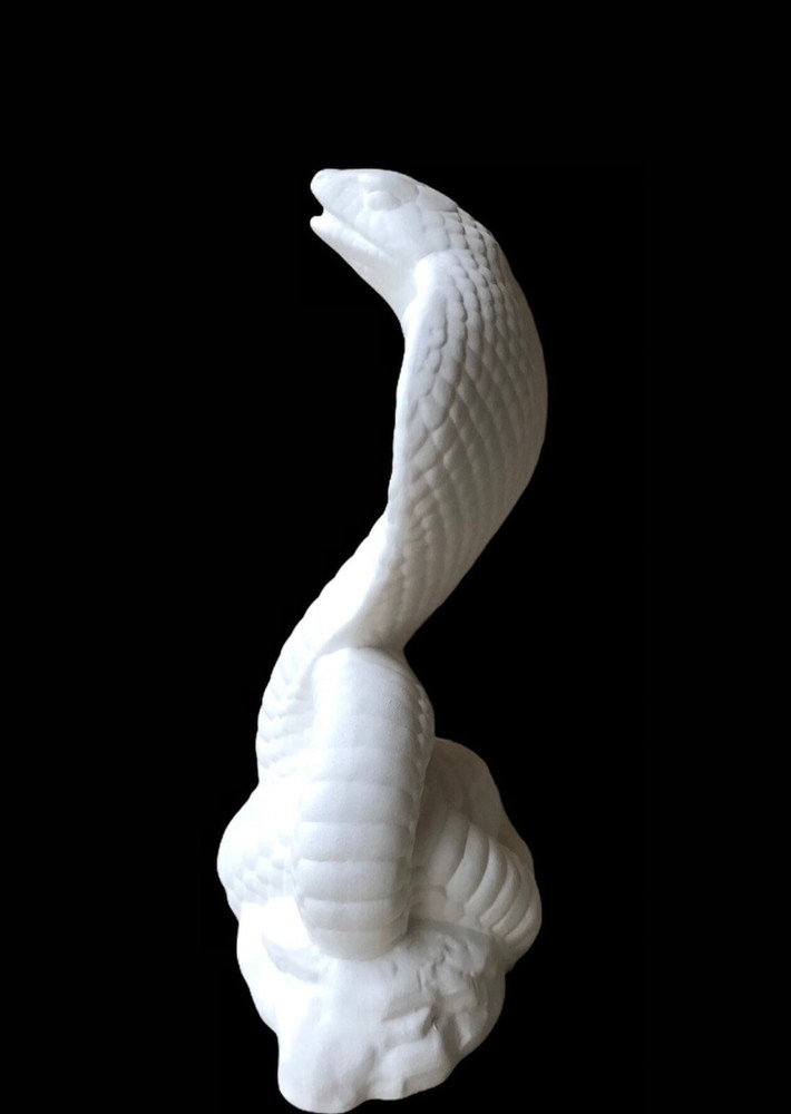 Cobra Ceramic Bisque Ready To Paint Snake