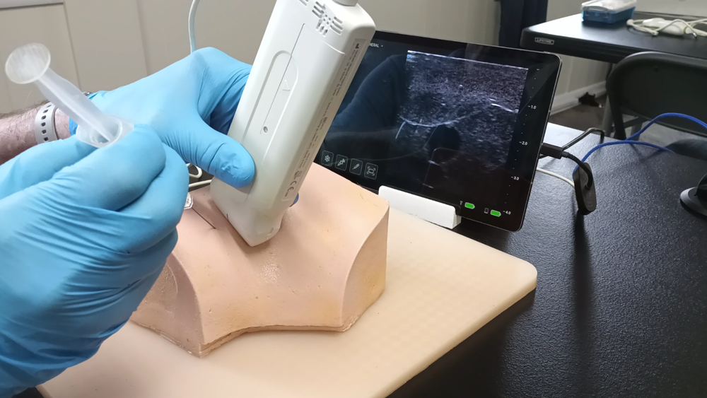 Internal Juglar ultrasound phantom -CVC (FLUID FREE)