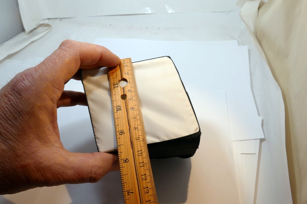 3.5X3.5" Mini SoftBox Flash diffuser soft dome w/ hook and loop honeycomb filter