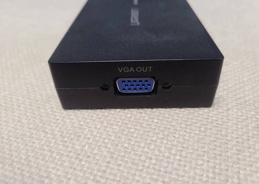 UGREEN 30357 2 Port USB KVM Switch Box with One USB Cable. Tested Working Clean