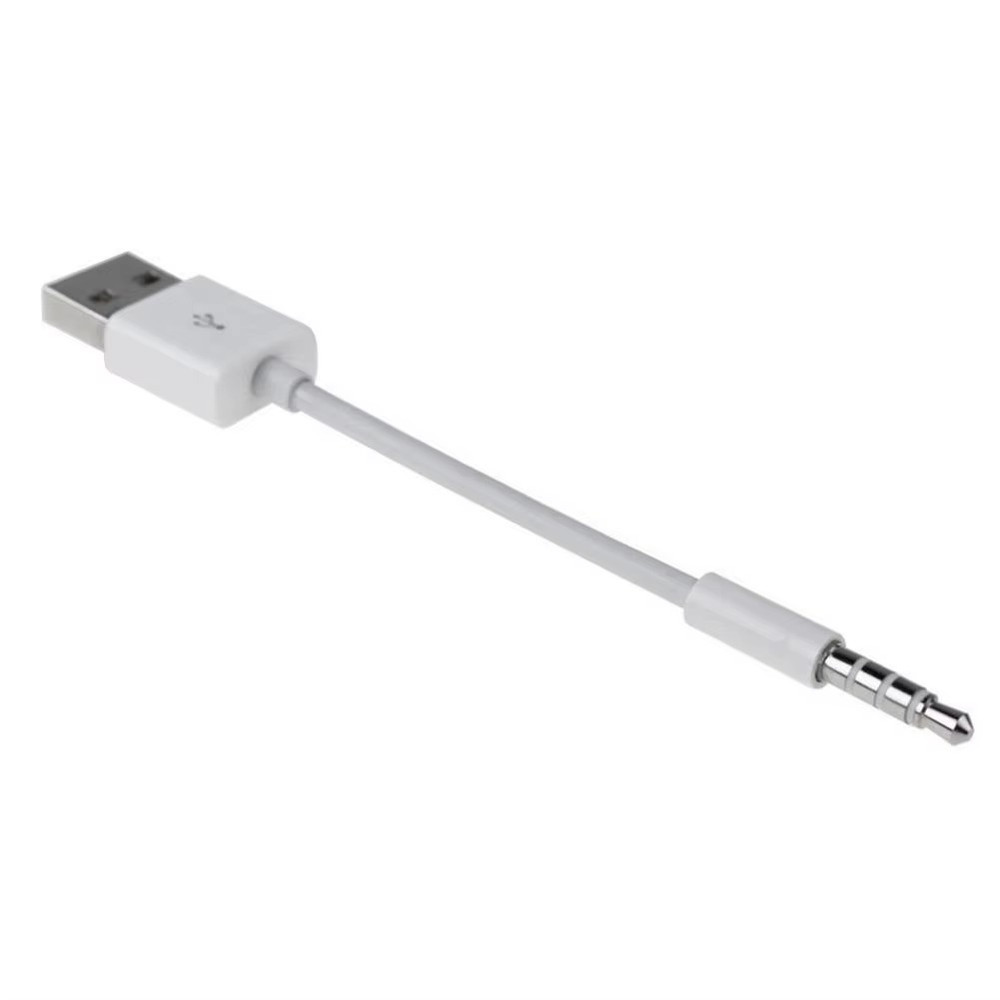 USB Charger Data SYNC Cable for Apple iPod Shuffle 3rd 4th 5th 6th 7th Gen 3.5mm