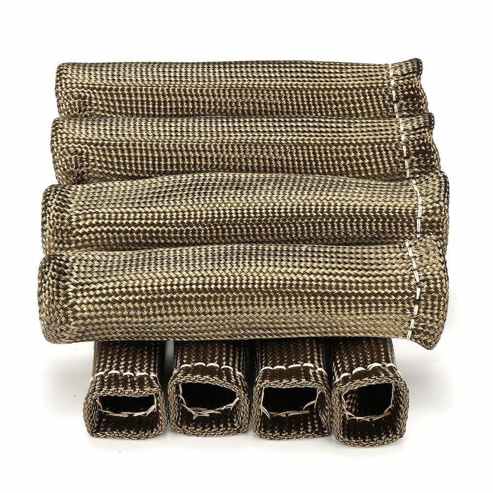 2500° Titanium Spark Plug Wire Sleeve Boot Heat Shield Protector For LS1/LS2/LS4