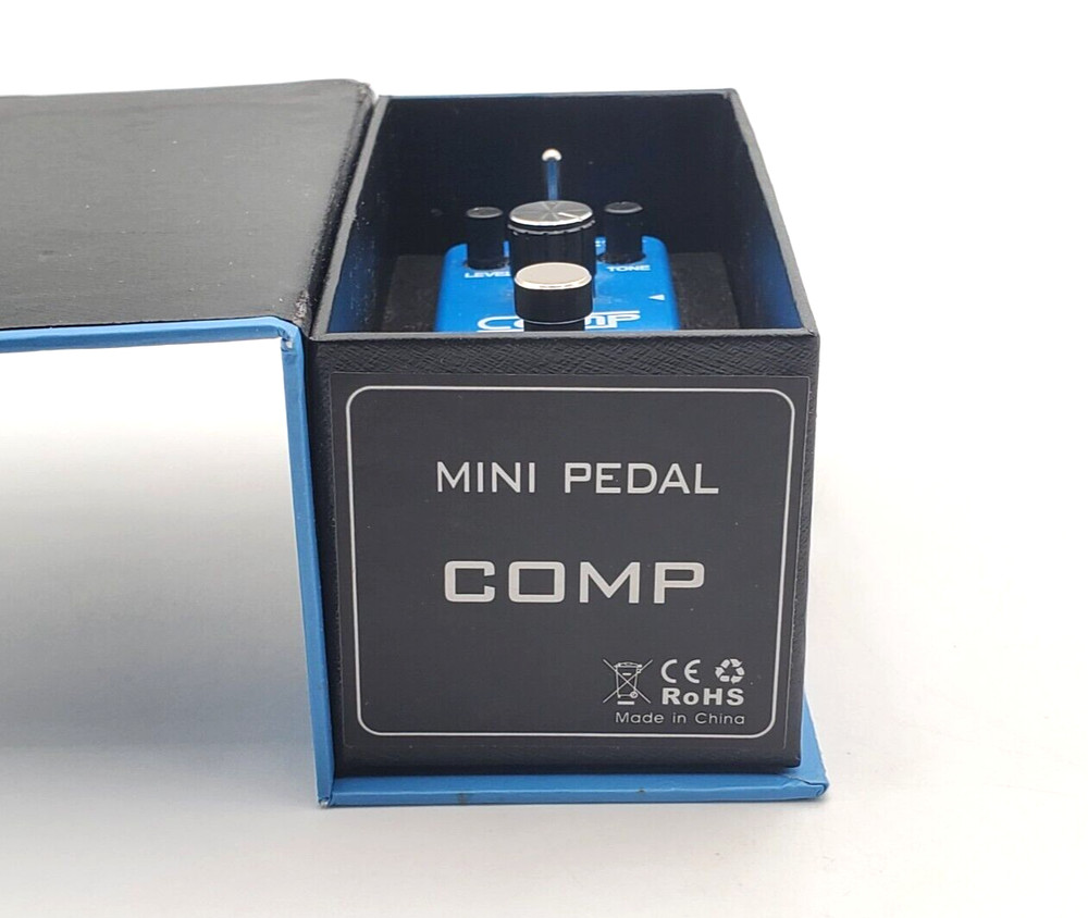 Muzizy Analog Compressor Effects Mini Pedal Ultimate Comp 2 Modes Compression
