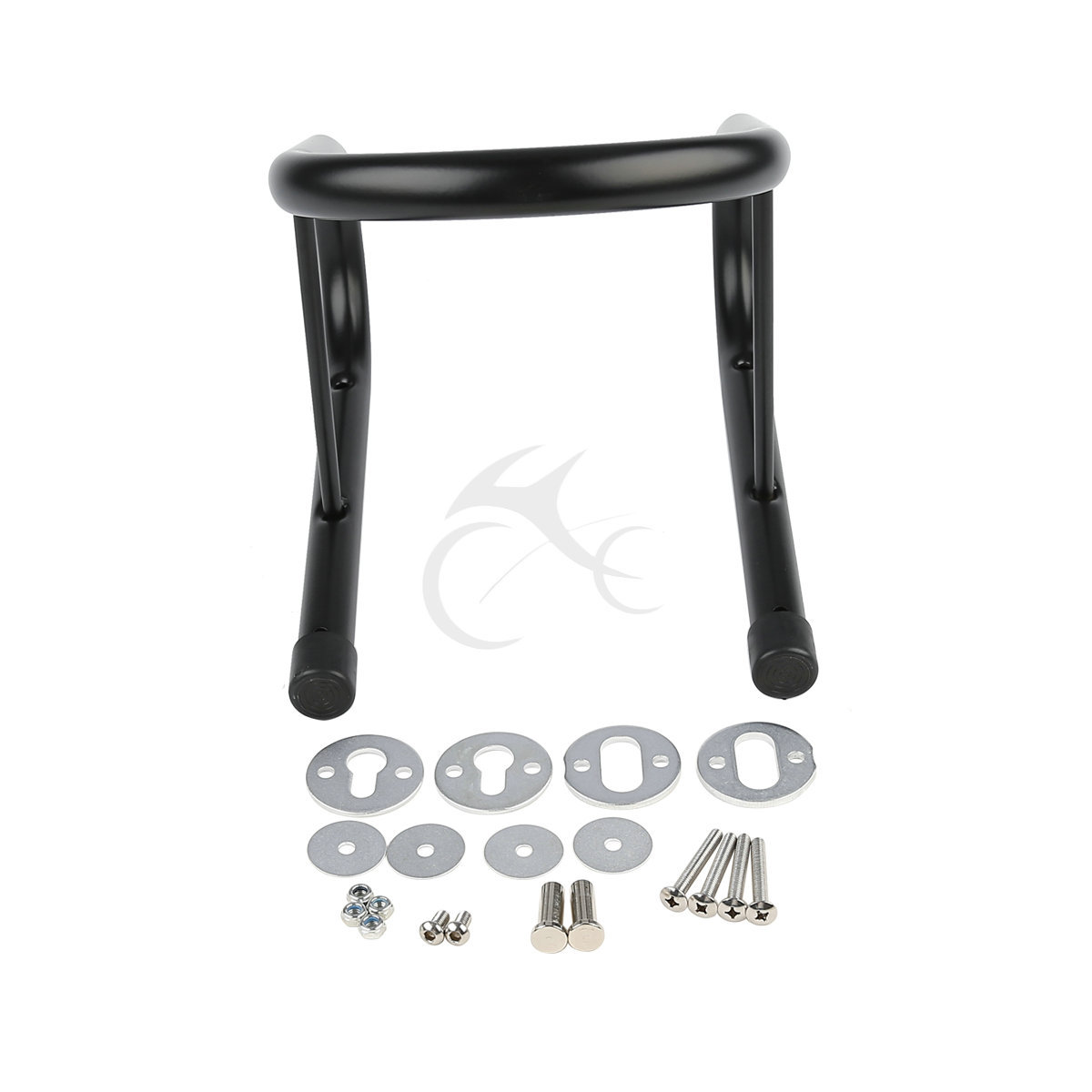 6.5" Motorcycle Wheel Chock Kit Scooter Bike Stand Trailer Truck Mount Kit Steel