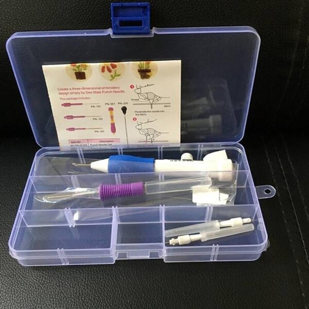 Embroidery Punch Needle Kit Stitching Tool Embroidery Pen Knitting Sewing Tools