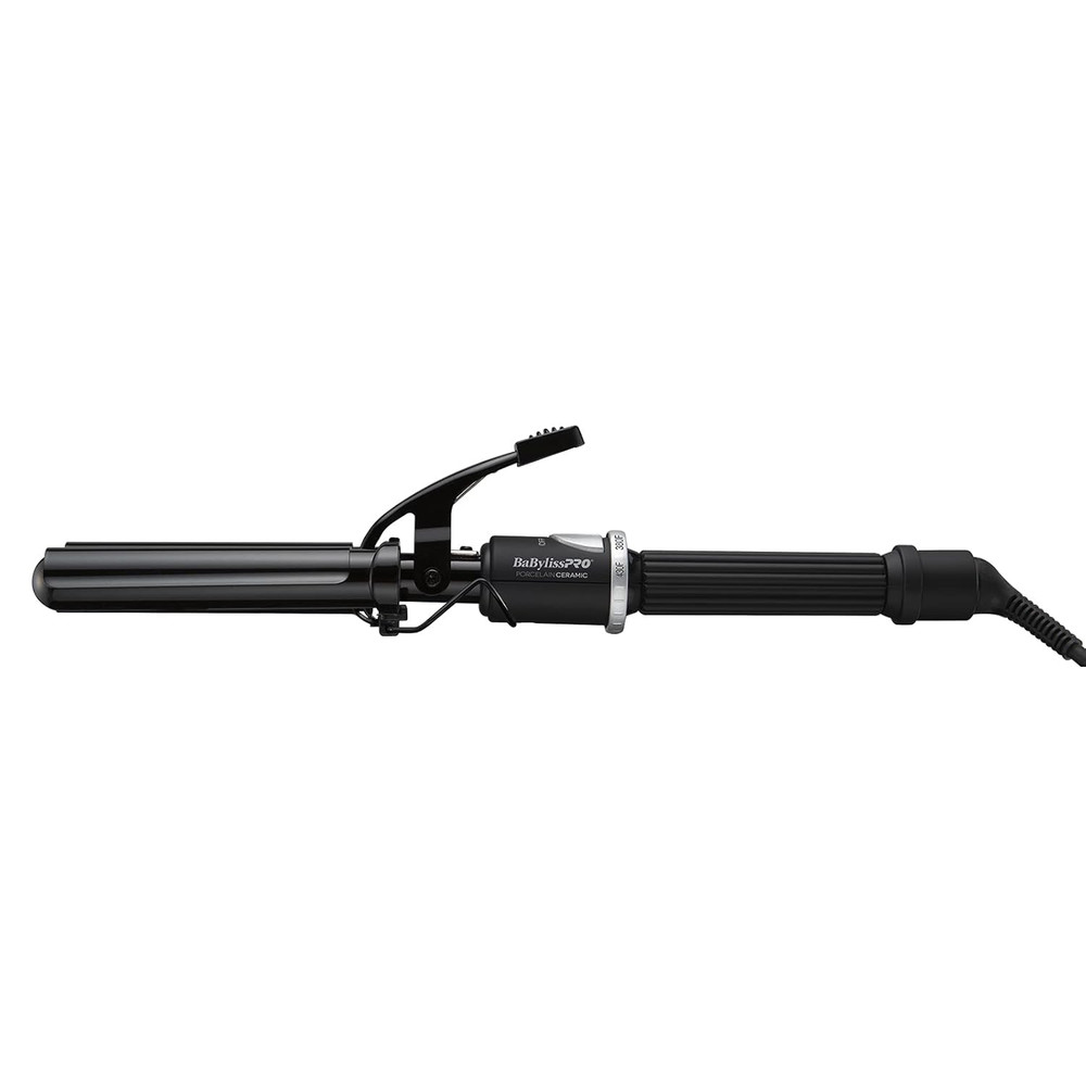Porcelain Ceramic Triple Barrel Waver, Black