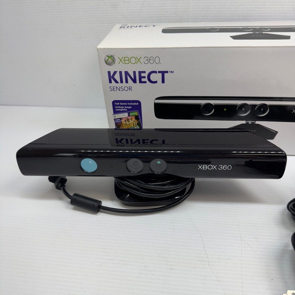 XBOX 360 Kinect Sensor in Open Box + Kinect Adventures game