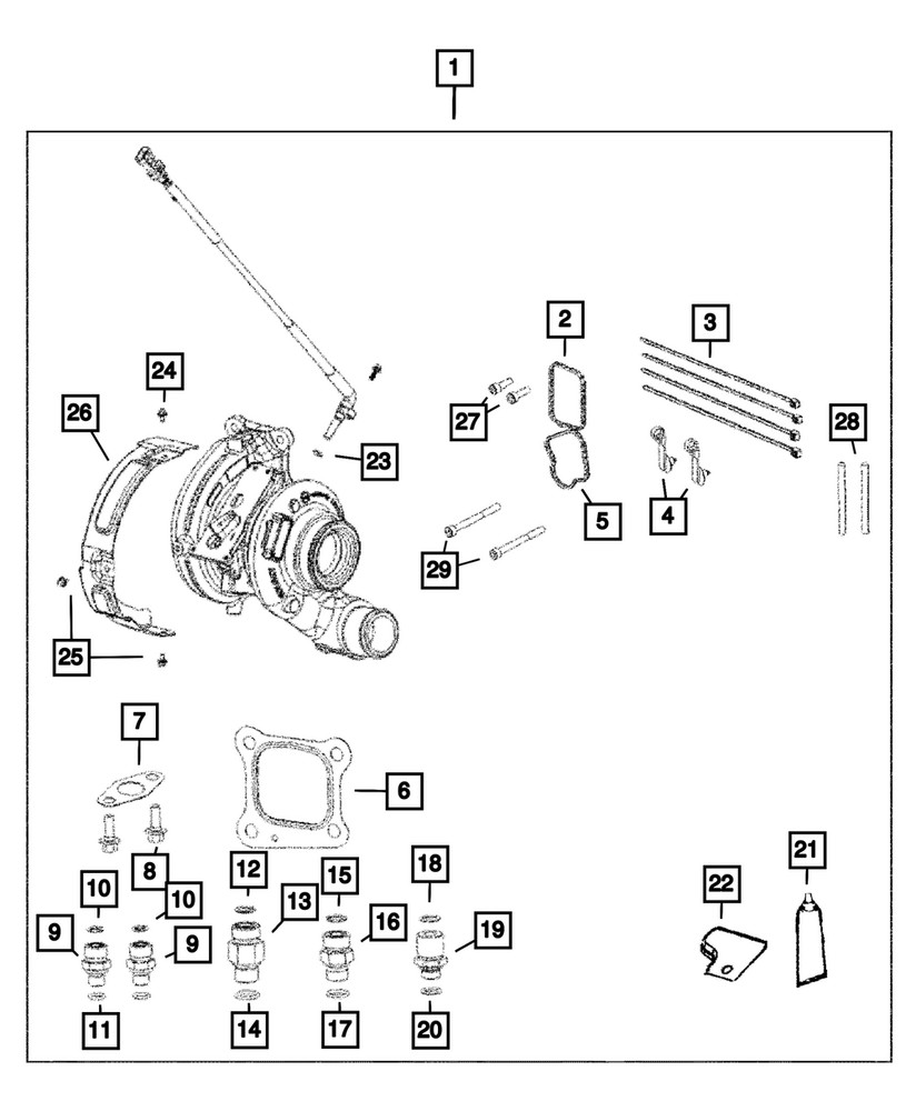 Genuine Mopar Male Fitting 68447587AA