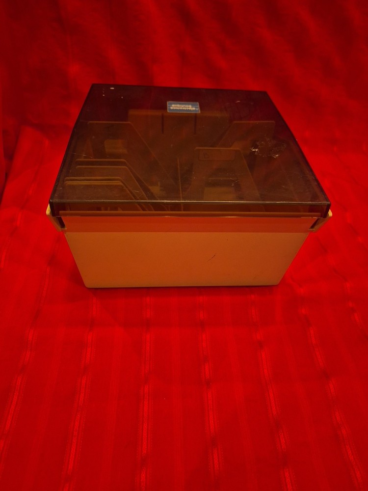 Vintage Electronics Boutique 5.25" Floppy Disk Storage Box Case Holder
