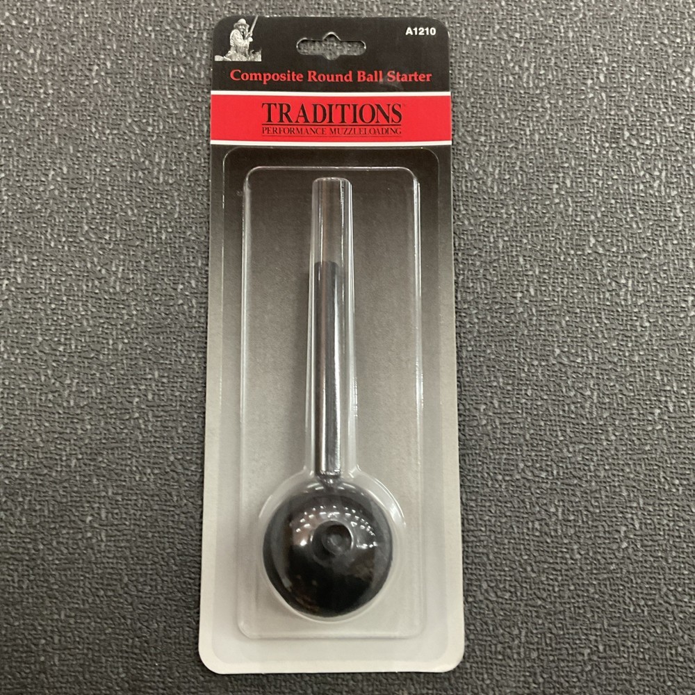 Traditions Black Composite Round Handle Ball Starter # A1210   New!