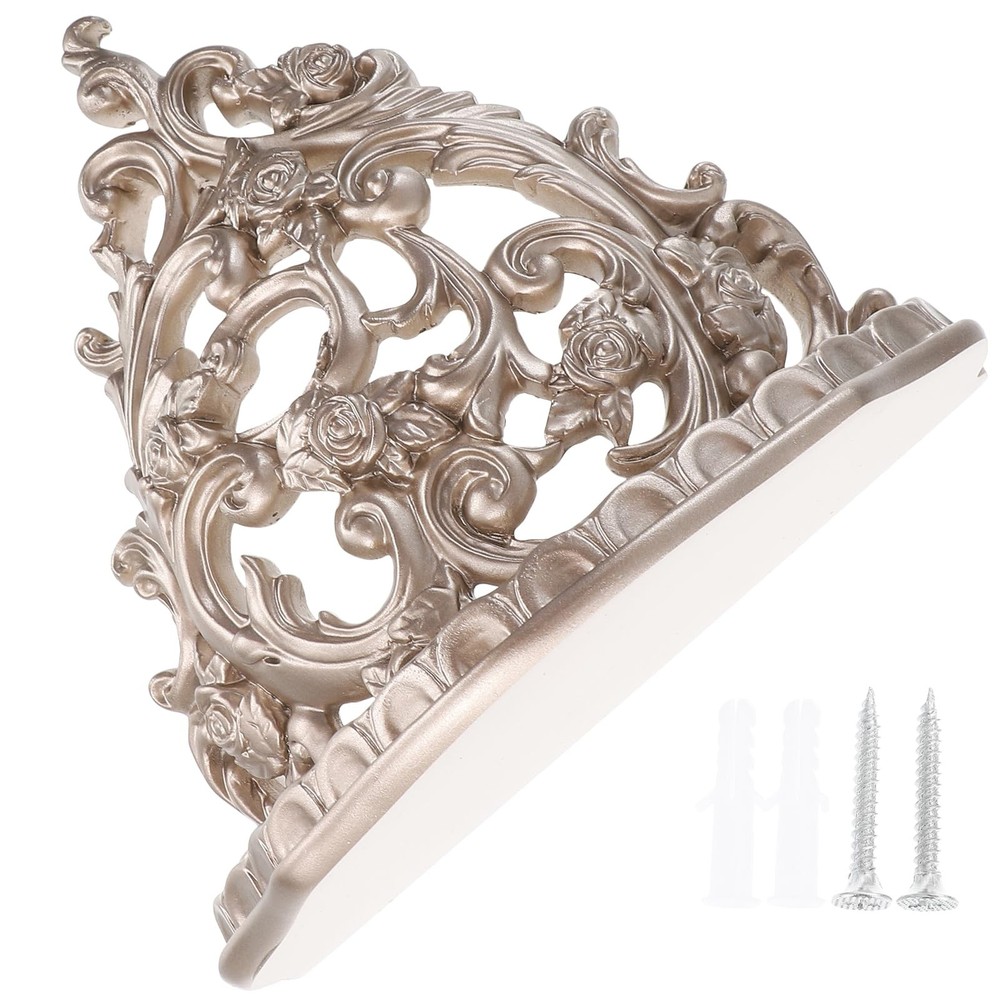 2PCS Resin Floating Wall Shelf Wall Mounted Decorative Display Wall Organizer...