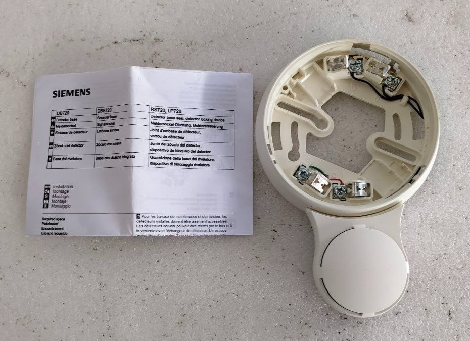 SIEMENS SOUNDER BASE NEW DBS720 FEDEX DHL