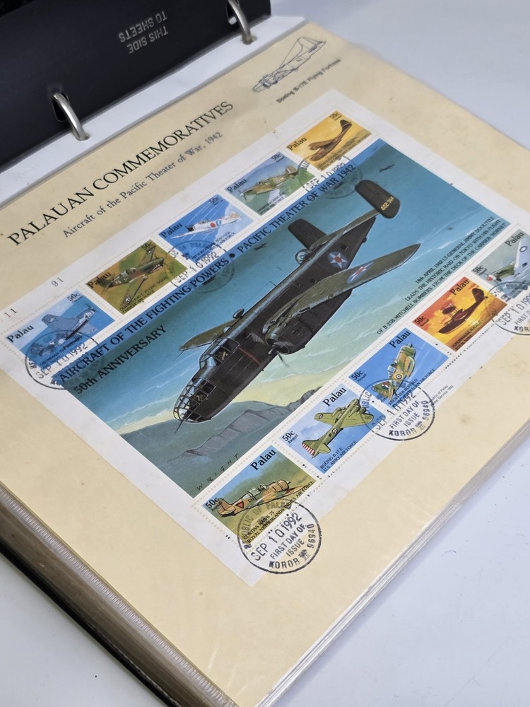 Palau Commemorative Stamp Collection First Day Issues 1990-1995