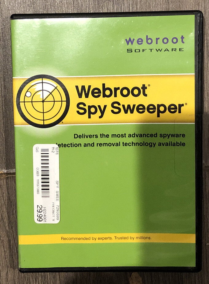 Webroot Spy Sweeper - Advanced Spyware Detection & Removal Technology CD - ROM