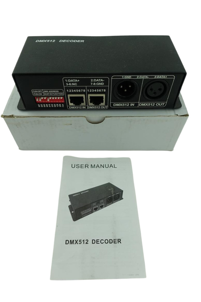 Litegear LED Lighting RGBW Controller 4x4A DMX512 Decoder 4 Channel DMX in Box