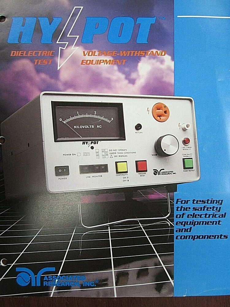 Associated Research HY Instruments for Dielectric Strength Testing
