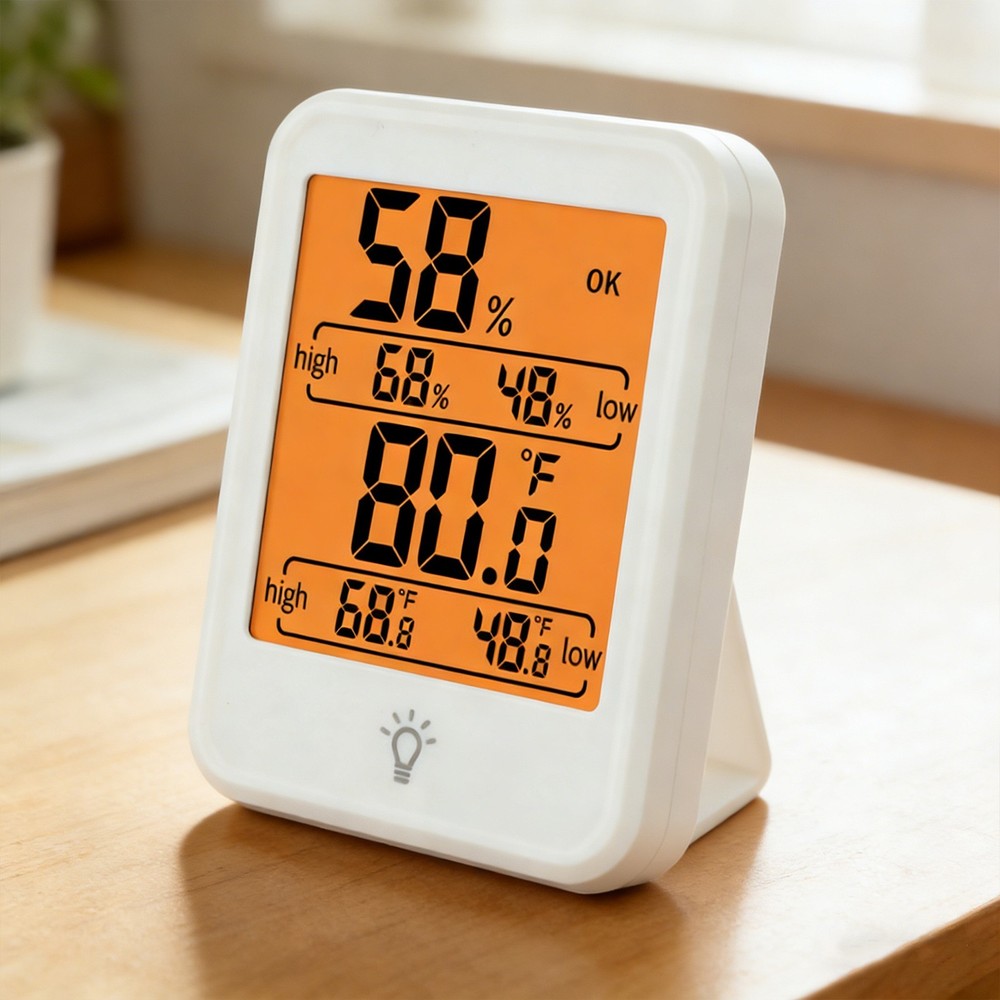 For Office Environment Digital Thermo-Hygrometer Accurate Built-In Sensor
