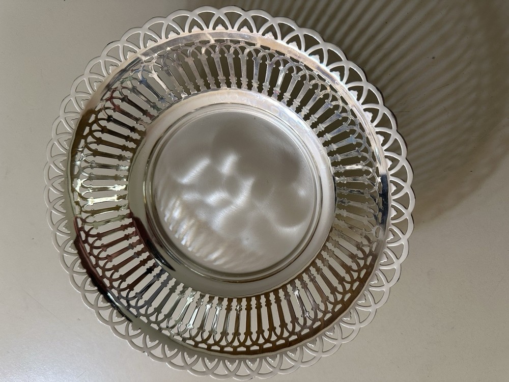 Vintage WMF-IKORA Tarnish Resistant Silverplated Footed Candy Dish - 08/73 6761