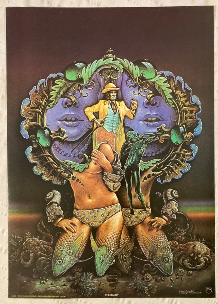 The Dandy 1976 Poster Patrick Woodroffe Surreal Salvador Dali Style