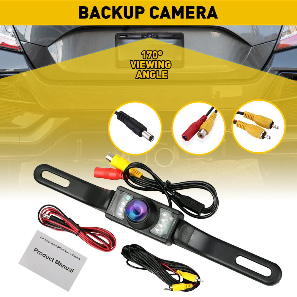 Rear View Reverse Backup Camera Parking 170??Wide Angle Night vision Universal