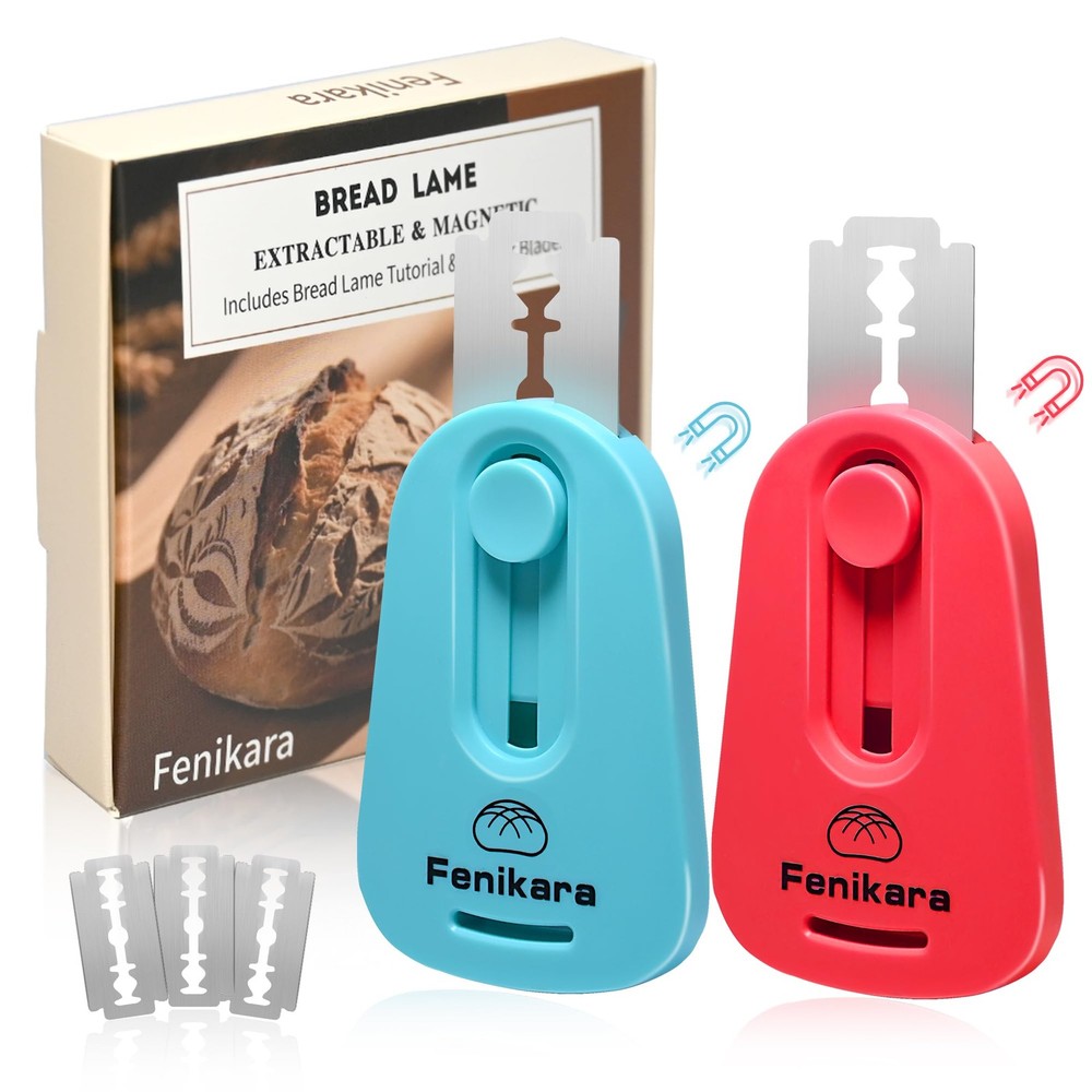 2PCS Upgraded Magnetic Sourdough Scoring Tool & Versatile Bread Scoring Tool-...