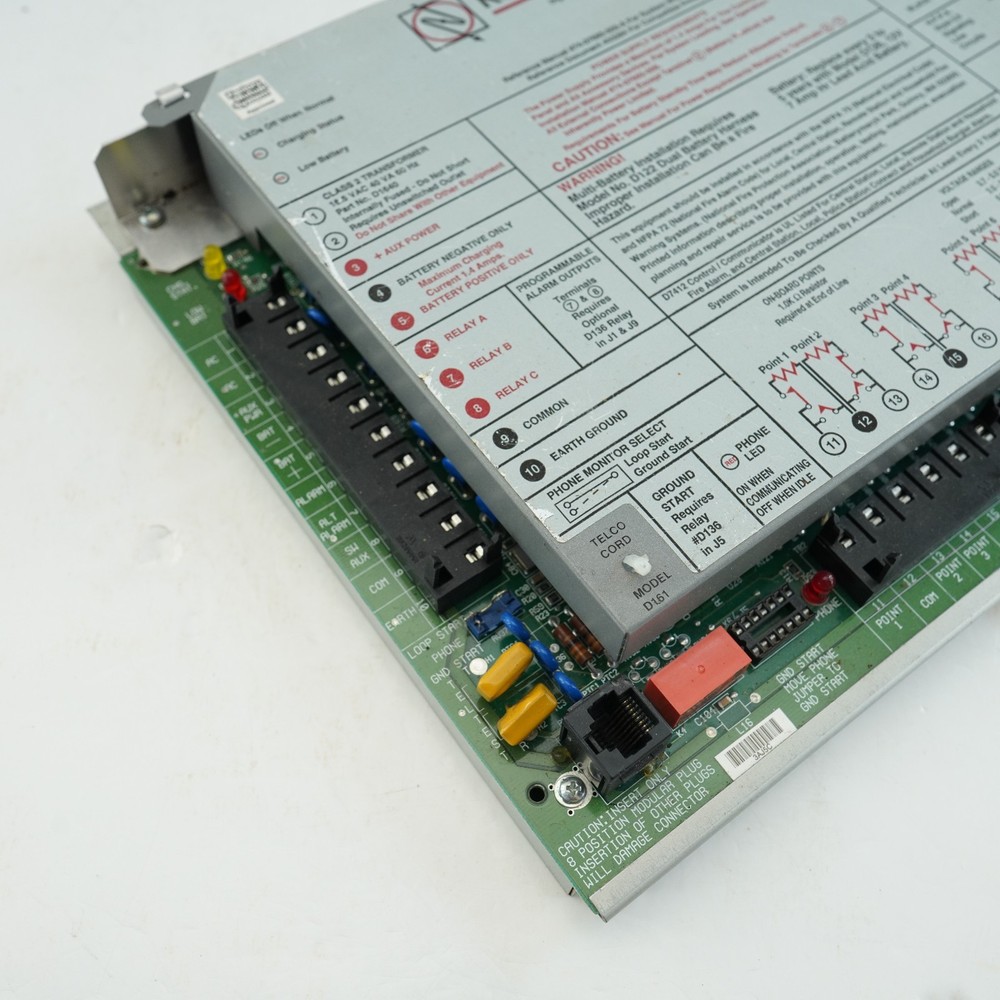 Radionics D7412 Security Digital Alarm Communicator Transmitter Panel UNTESTED