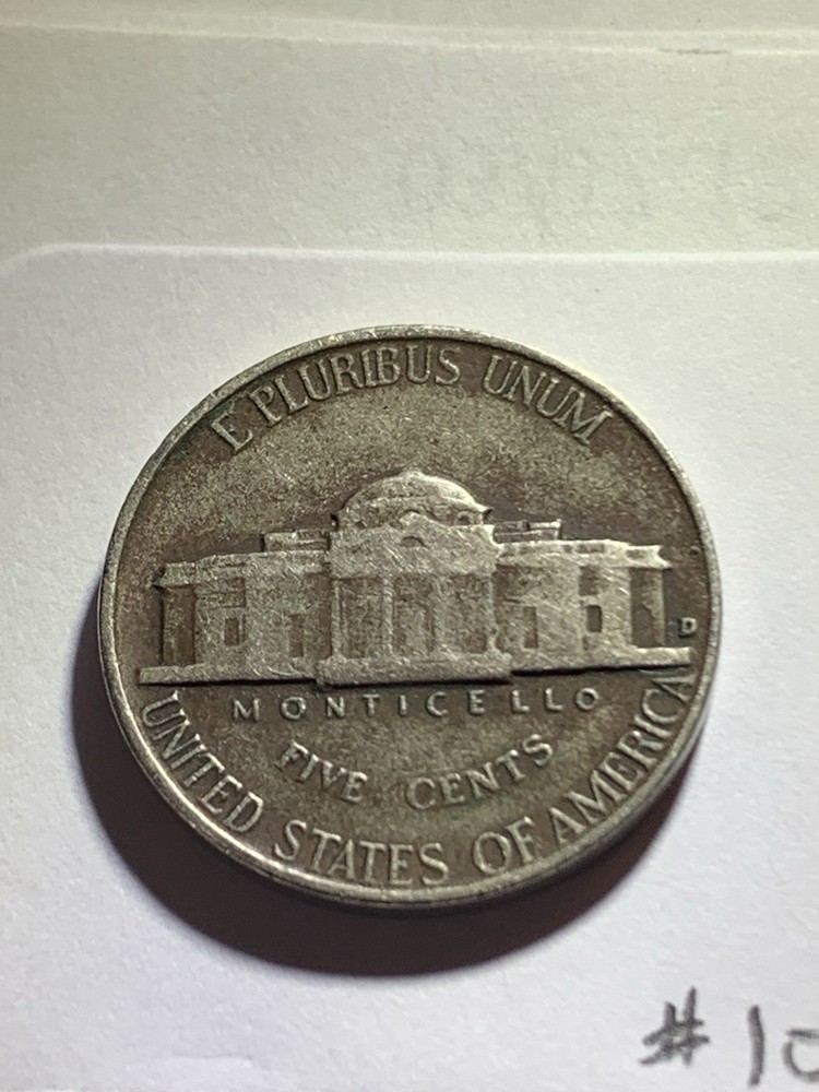 1940 5C Jefferson Nickel (#1009)