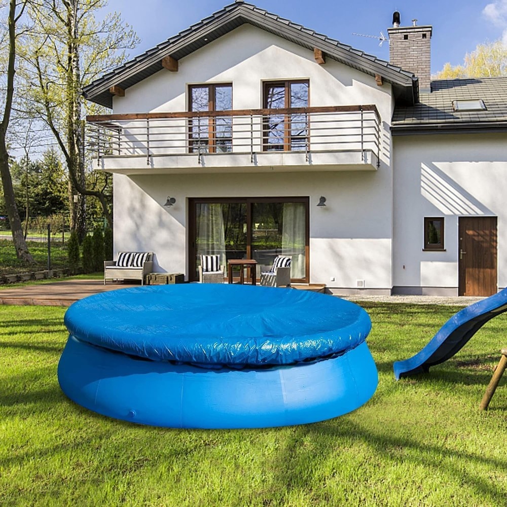 Compact 6 Ft Dust Pool Cover - Easy Install Solar Heat Retaining Protector