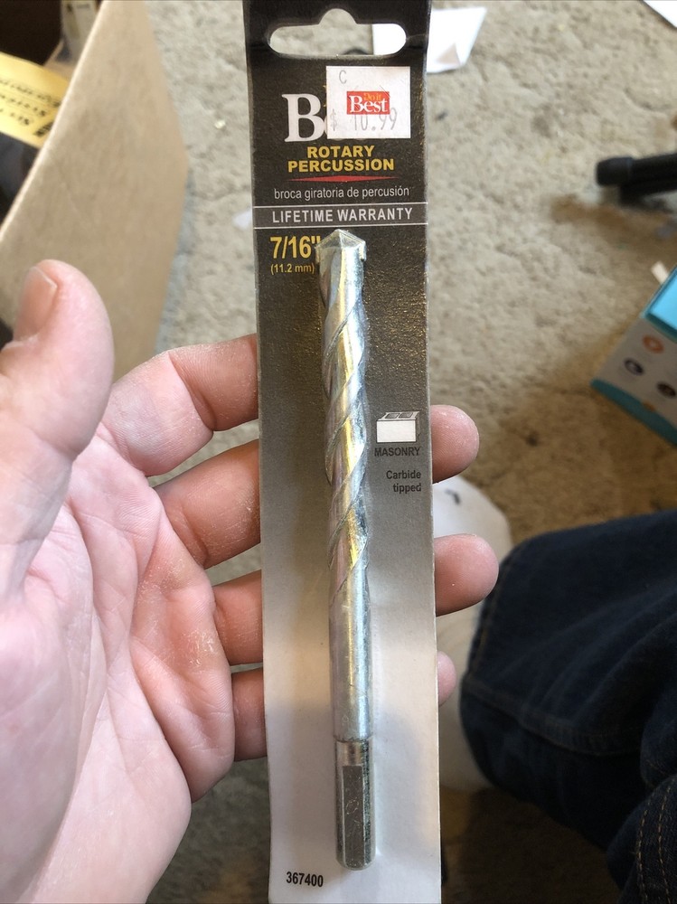Do It Best Rotary Percussion Drill Bit 7/16" 367400