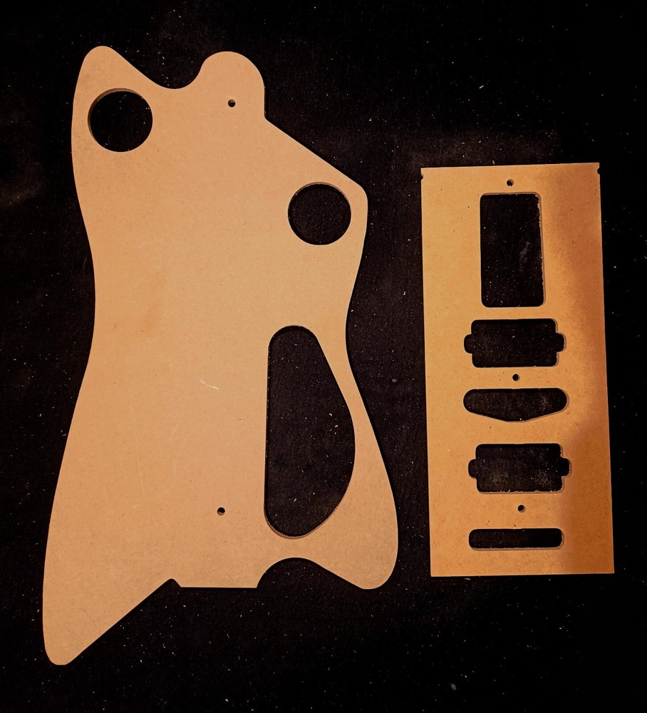 Guitar Template Set, Modular, Billy Bo Guitar, CNC made