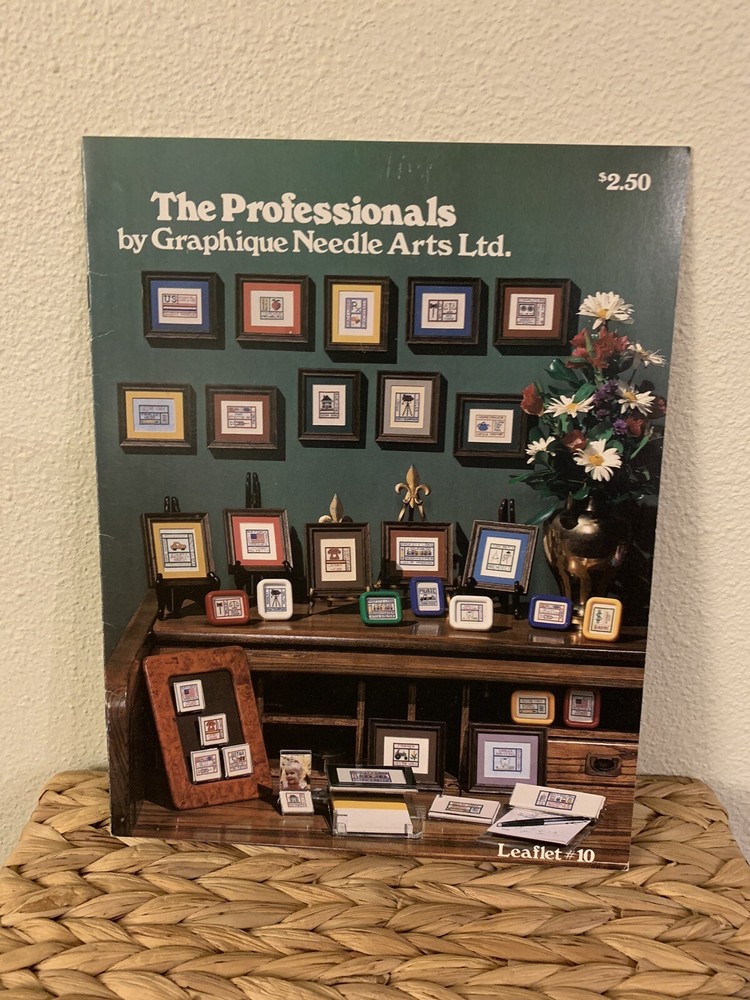 Cross Stitch Patterns The Professionals Leaflet #10 Used 21 Designs