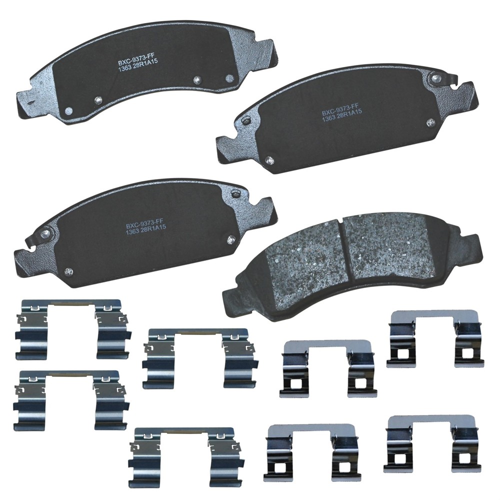 Bendix Premium SBC1363 Ceramic Front Brake Pads for select Cadillac Escalade,...