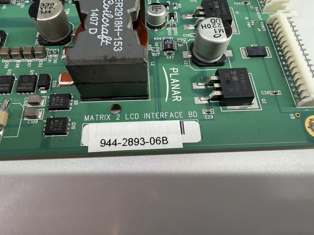 Planar Clarity Matrix G2 LCD Interface Board 944-2893-06B – Video Wall Panel PCB