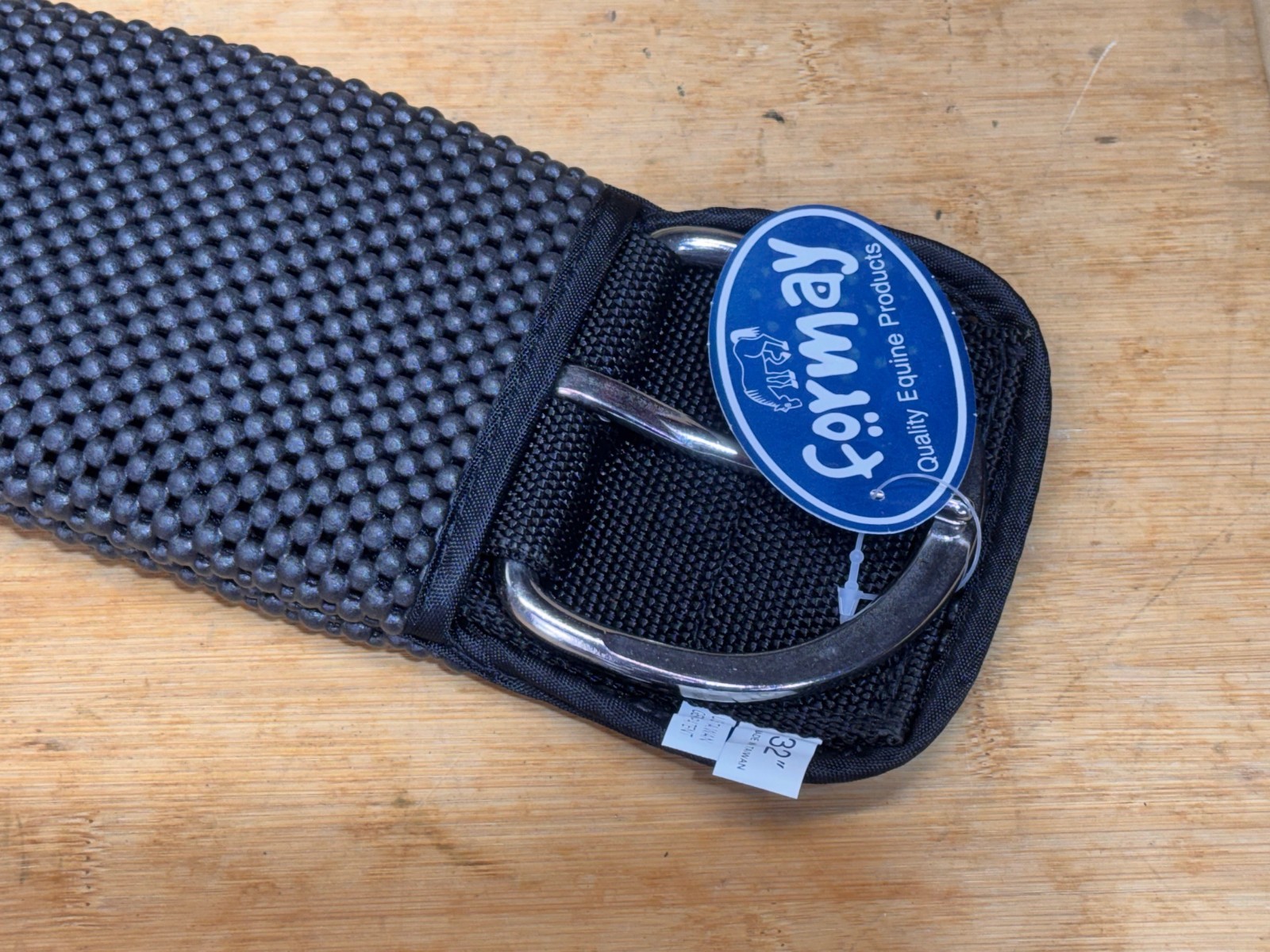 FORMAY Black Neoprene Vented Western Horse Saddle Cinch Girth ~32"