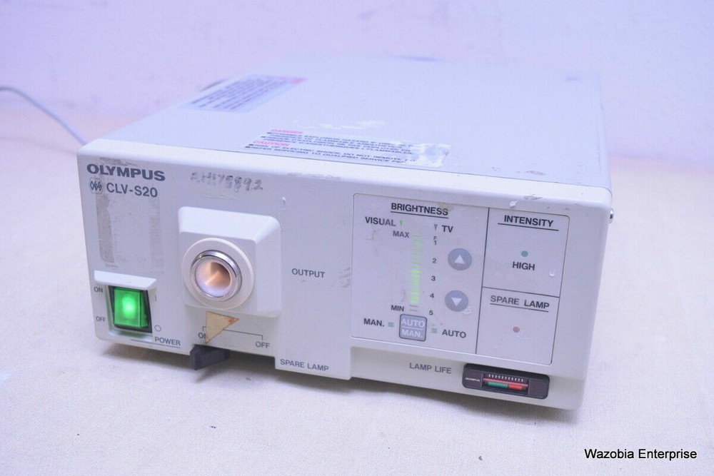 OLYMPUS MODEL CLV-S20 ENDOSCOPY LIGHT SOURCE
