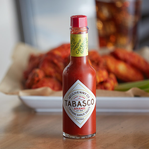 TABASCO 5 oz. Cayenne Garlic Pepper Hot Sauce (select quantity)