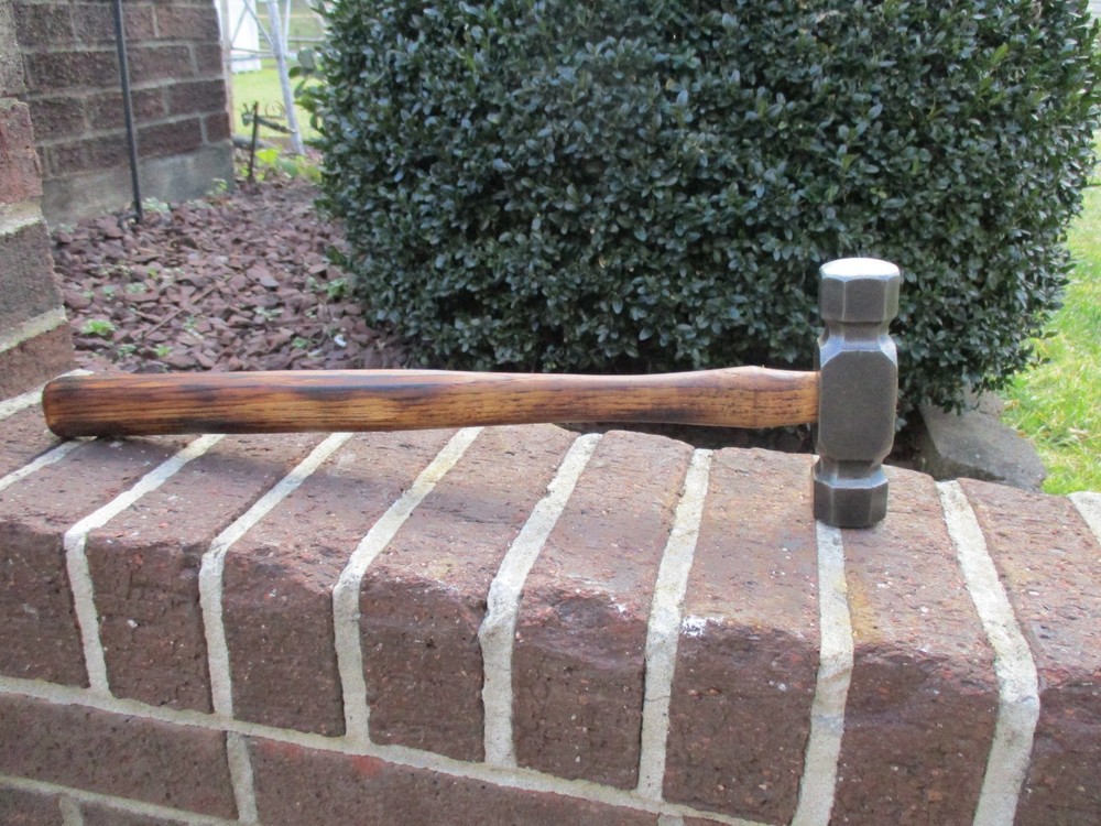 NICE 2.25 Lb Blacksmith Farrier Rounding Forging Hammer Anvil Forge Knifemaking