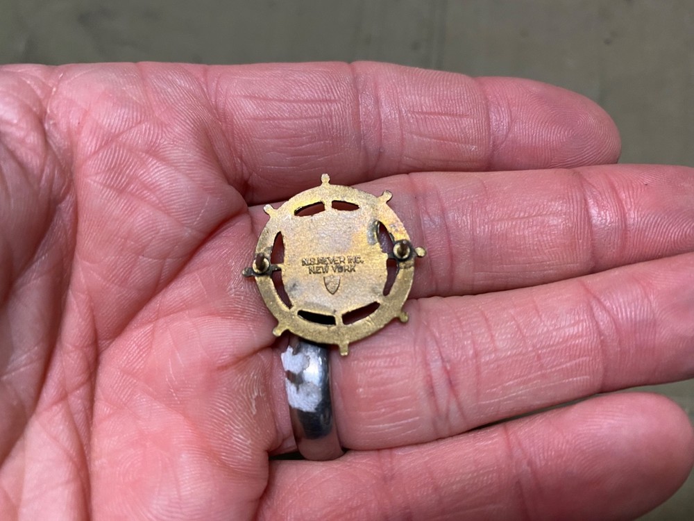 ORIGINAL WWII US ARMY OFFICER TRANSPORTATION CORPS SHIRT CAP COLLAR INSIGNIA