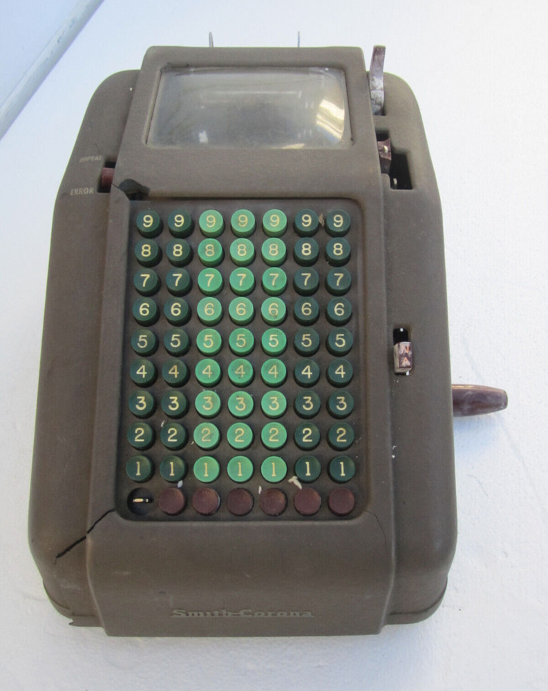 Vintage "Smith-Corona" adding machine - AS IS