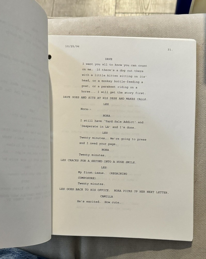 The Naked Truth Script “Untitled” Episode #201