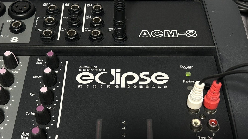 Audio Centron Eclipse Mixing Board ACM-8 Works GREAT