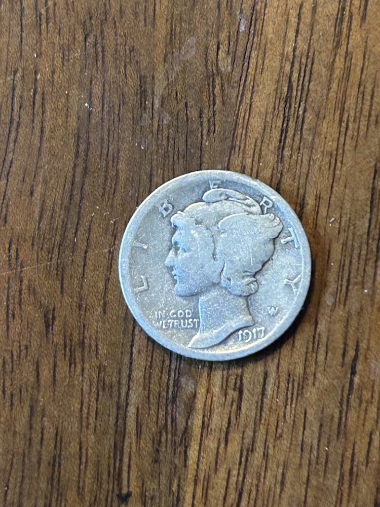 1917 Mercury Dime VG