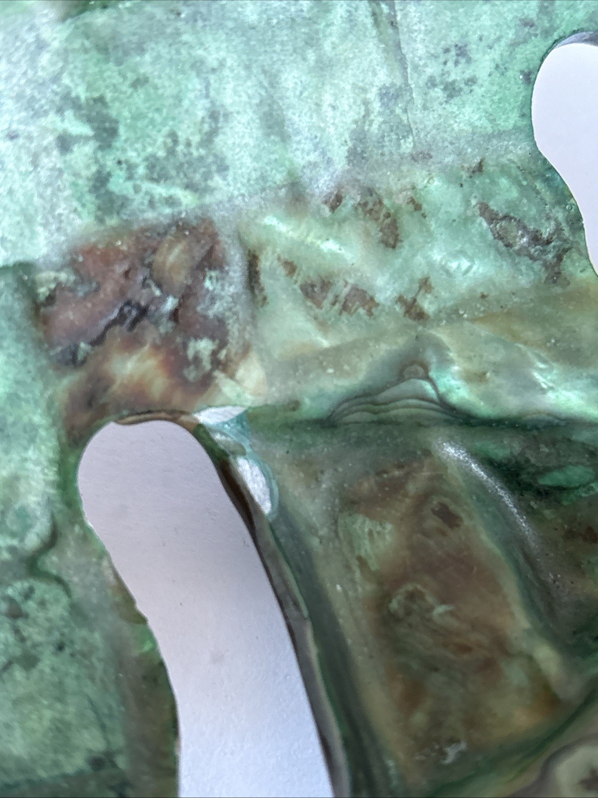 Mexican Art Mayan Aztec Mother Pearl Turquoise Abalone Burial Death Mask